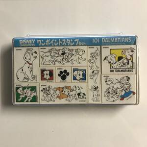 【未開封】DISNY ディズニー / ディズニー 101匹わんちゃん キャラクター ワンポイントスタンプセット 1980年 / デッドストック ビバリー