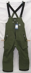 最安値赤字処分セール超特価!!正規新品 24 UNFUDGE SNOW WEAR PEEP BIB PANTS/L/FOREST /アンファッジ ピープビブパンツ/ L / フォレスト