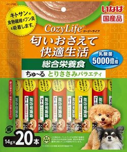 いなば Cozy Life (コージーライフ) ちゅ~る 総合栄養食 とりささみバラエティ 20本