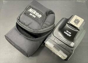 #2099　Nikon ニコン ストロボ スピードライト SPEEDLIGHT フラッシュSB-400カメラアクセサリー 通電確認済 ケース付き
