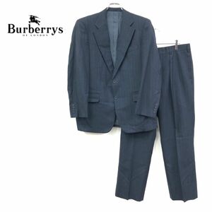 1N1771-J◆日本製 Burberrys バーバリーズ メンズシングルスーツ◆サイズ96-86-170 AB5 羊毛100% 通勤 ビジネス セットアップ 上下セット