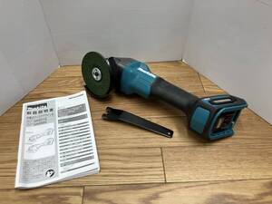 【57206.1216J】☆中古品☆makita マキタ充電式ディスクグラインダ　ＧＡ001Ｇ本体のみ　動作未確認　ジャンク品　現状品　電動工具