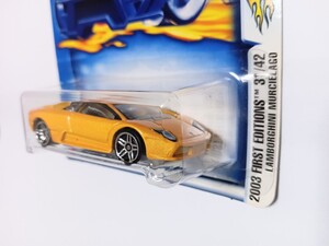 初版 ランボルギーニ　ムルシエラゴ　Lamborghini Murcielago 2003 first Edition ファーストエディション ホットウィール 35周年