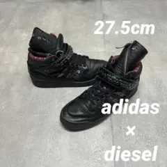 名作adidasアディダスdieselディーゼルスニーカースタッズy2kブラック