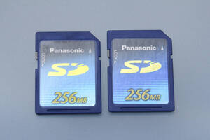 256MB SDカード　Panasonic ●2枚セット●