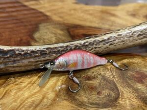 T.C.G Handmade Lures 45s No.8 ハンドメイドミノー アワビ貼り ハンドメイドルアー