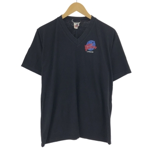 古着 90年代 PLANET HOLLYWOOD プラネットハリウッド Vネック アドバタイジングTシャツ USA製 メンズXL ヴィンテージ /eaa465698