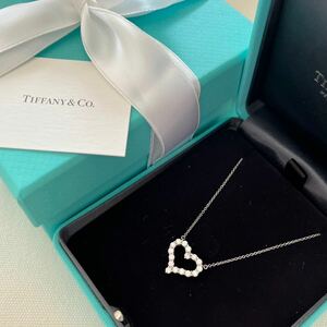 TIFFANY ティファニー センチメンタル ハート ダイヤ ネックレス small 825,000円