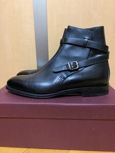 早い者勝ち　新品　JOHN LOBB アボット　サイズ8 26cm ブラック　 レザーブーツ　ジョッパーブーツ　ジョンロブ