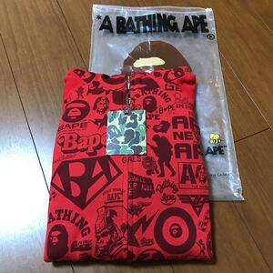 新品タグ付き BAPE フルジップパーカー M クラシックロゴ パーカー A BATHING APE ア ベイシング エイプ フルジップパーカー MADE IN JAPAN