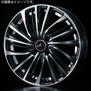 【個人宅発送可能】ウエッズ Weds 17X6.5J +42 4H 100 PBMC ホイール 1本 LEONIS FS レオニス・エフエス (39970)