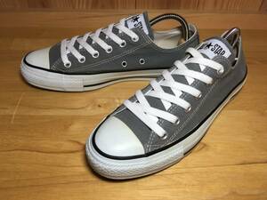 ★CONVERSE コンバース ALL STAR オールスター Lo グレー×白 25.0cm Used 検 スケートボーディング チャック テイラー