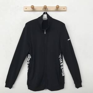 Black＆White SPORT ブラック＆ホワイト メンズ 長袖ストレッチブルゾン ダブルジップ 美品 size L