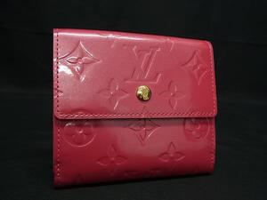 1円 ■美品■ LOUIS VUITTON ヴィトン M9139F モノグラムヴェルニ ポルトモネ ビエ カルトクレディ 三つ折り 財布 ウォレット FI4210