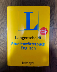 ★ドイツ購入★英独・独英辞書 Langenscheidt　☆美品☆