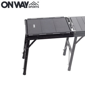 ONWAY SPORTS IGTエクステンションテーブル OW-4044 拡張テーブル OW-8242 OW-8044 OW-5643併用 1.5UNIT IGT SIDE TABLE 高さ変更ポール付1