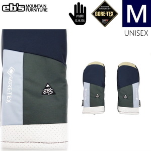 ◎24-25 ebs GAME CHANGER MITTEN カラー:NAVY GY Mサイズ エビス スキー スノーボード