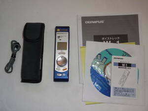 【美品】OLYMPUS ICレコーダー Voice-Trek W-1 ブルー【送料無料】