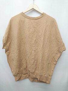 ◇ ⊂ SHIPS any シップス エニィ オーバーサイズ 半袖 Tシャツ カットソー ブラウン レディース P