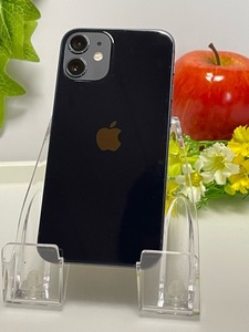 SIMフリー Apple iPhone12 mini 128GB ブラック★ A2398 MGDJ3J/A バッテリー76% 一括購入 判定〇 iPhone本体 現品限り A6039