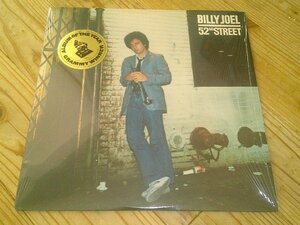 LP：BILLY JOEL 52ND STREET ビリー・ジョエル：US盤：シュリンク付