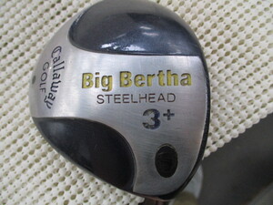 ■送料込み■中古■Big Bertha■STEELHEAD■#3+■FSP Major of Jumboシャフト■フレックス表記なし■カバーなし