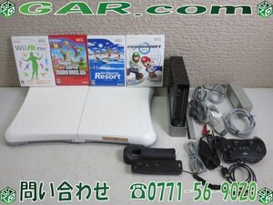 ML66 任天堂/ニンテンドー Ｗii 本体 バランスＷiiボード ソフト コントローラー付き マリオ Ｗiiスポーツリゾート