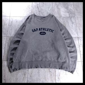 90s OLD GAP クルーネック スウェット グレー athletic