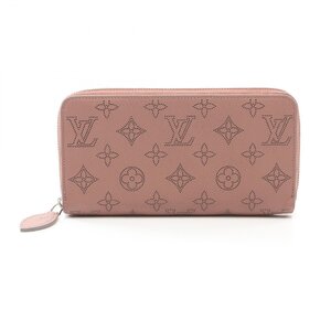 ルイ・ヴィトン ジッピーウォレット ブランドオフ LOUIS VUITTON ラウンド長財布 マヒナ 中古 レディース