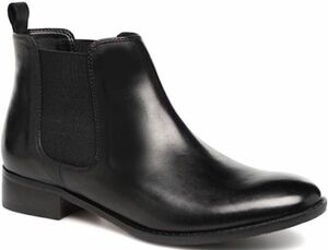 Clarks 24.5cm ブーツ ブラック 黒 サイドゴア レザー 革 チェルシー アンクル ブーティー パンプス フォーマル バレエ AA61