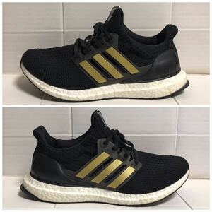 送料無料 adidas アディダス ultraboost 4.0 ウルトラブースト boost ブースト シューズ ブラック × ゴールド 26.0