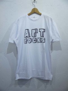 AKA SIX by Simon Barker/ART ROCKS T-SHIRT/XXLsize/WHITE/新品・未使用品/50%OFF