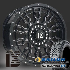 ハイラックス プラド FJ パジェロ 18インチ LEXXEL PreDator プレデター SALUN TERRAMAX RT 265/65R18 タイヤホイール