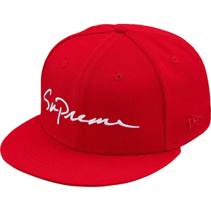 即決 supreme classic script new era red 1/4