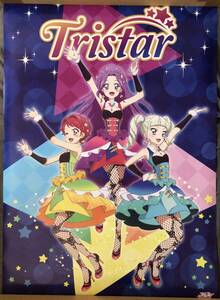 アイカツ！ 特典 B2 両面ポスター Tristar 神崎美月 一ノ瀬かえで 藤堂ユリカ バニラチリペッパー 紅林珠璃 黒沢凛 天羽まどか