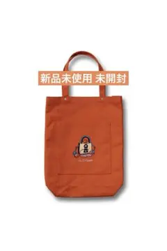 VAULTROOM LOGO CANVAS TOTE BAG / ORANGE