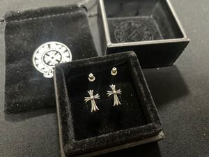 クロムハーツ　ベビー　ファット　チャーム　ピアス　シルバー　アクセサリー CH Chrome Hearts クロス　925 