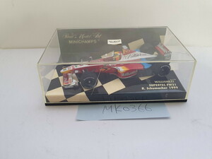 MINICHAMPS 1/43 WILLIAMS F1 SUPERTECH FW21 R. Schumacher 1999 未使用品