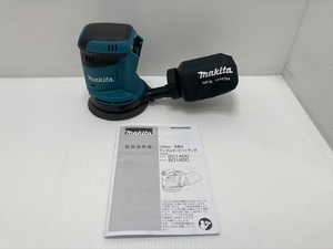 下松)makita マキタ 125mm 充電式 ランダムオービットサンダ BO180D バッテリ別売り 動作確認済み ◆★K240527R02B ME27A