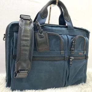 1円 【SHIPS別注】 TUMI トゥミ ビジネスバッグ ブリーフケース A4 PC メンズ ALPHA2 2way ネイビー ブラック 26108NVS ナイロン レザー