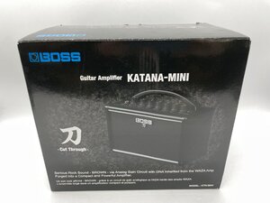 通電のみ確認 BOSS ボス ギターアンプ KATANA-MINI 刀 Guitar Amplifier 【現状品】 [51-1122-8O2]