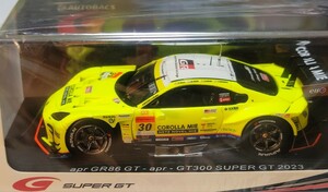 新品 スパーク 1/43 apr GR86 GT No.30 apr 2023 GT300 スーパーGT 永井宏明/織戸学/上村優太/小河諒　SUPER GT ハチロク　トヨタ　TOYOTA