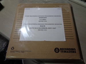 RECORDING THE MASTERS/EVGENY MRAVINSKY,LENINGRAD PHILHARMONIC/DEBUSSY & BACH(15 IPS CCIR 2 TRACK REEL-TO-REEL TAPE/NEW