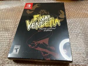 送料無料！ レア！ SW ファイナルヴェンデッタ / FINAL VENDETTA 北米 コレクターズ版 スウィッチ LIMITED RUN社 新品未開封