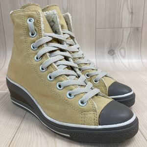 GFK8 CONVERSE コンバース ALL STAR オールスター インヒールスニーカー カジュアルスニーカー ベージュ レディース 24.5cm