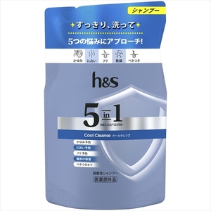 まとめ得 ｈ＆ｓ ５ｉｎ１ クールクレンズ シャンプー つめかえ Ｐ＆Ｇ シャンプー x [10個] /h