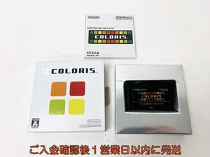 【1円】ゲームボーイアドバンス COLORIS(カラリス) ゲームソフト 箱/説明書 付き 起動確認済 GBA J01-473rm/F3