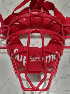 SUPREME シュプリーム　マスク 18SS Rawlings Catchers Mask　ローリングス キャッチャー　 レッド　野球