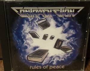 Contradiction Rules of Peace 1993年スラッシュメタル　自主制作盤　廃盤レア　testament accuser metallica