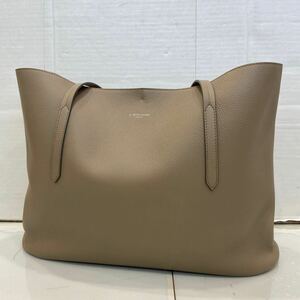 【J&M DAVIDSON ジェイアンドエムデヴィッドソン】DART E/W TOTE トートバッグ ベージュ レザー 2409oki M